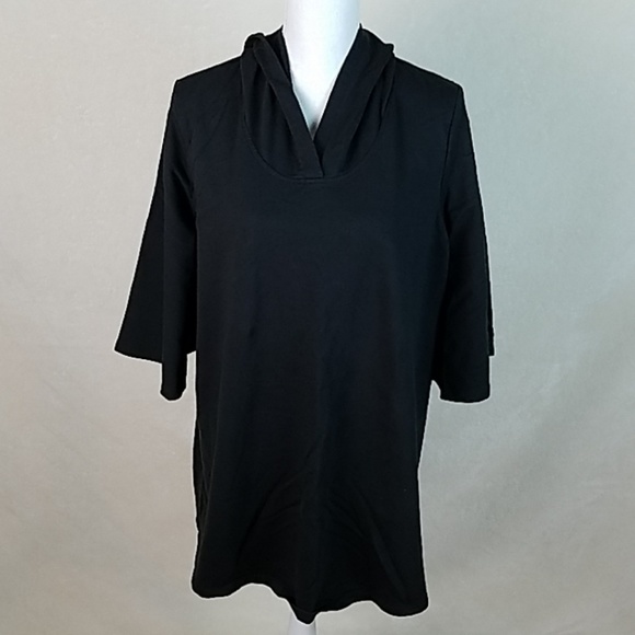 Bell sleeve hooded sweatshirt - Picture 1 of 6